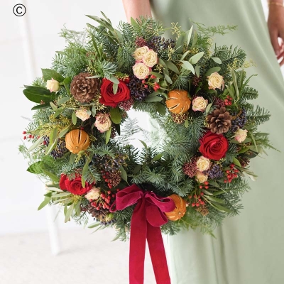 Christmas Classic Wreath   Luxury