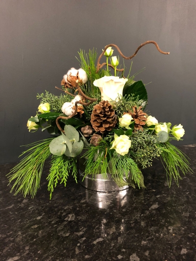 Evergreen Elegance Hatbox