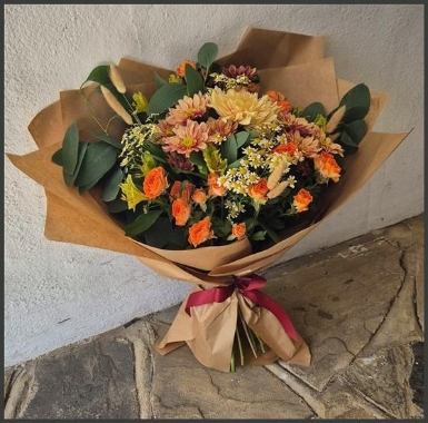 Autumnal Hand tied