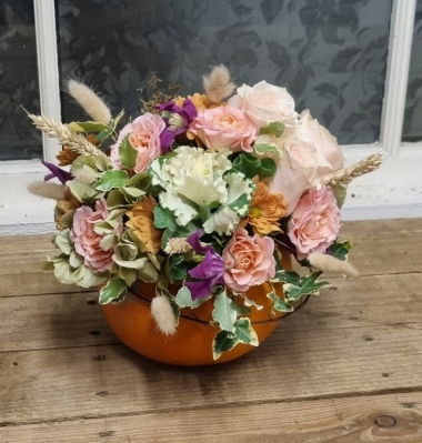 Autumnal Pumpkin Arrangement