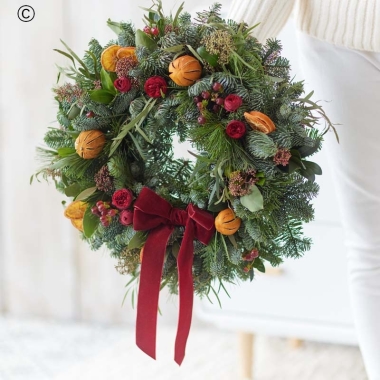 Christmas Classic Wreath   Luxury