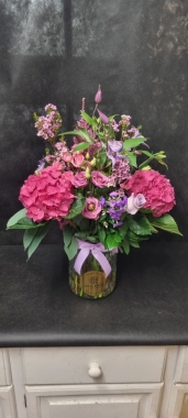 Pink Vase Arrangement